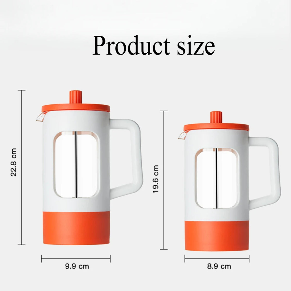 Fillodant French Coffee Press | 4-Level Filtration Glass Maker