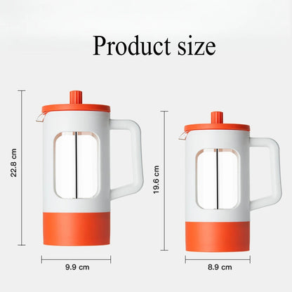 Fillodant French Coffee Press | 4-Level Filtration Glass Maker