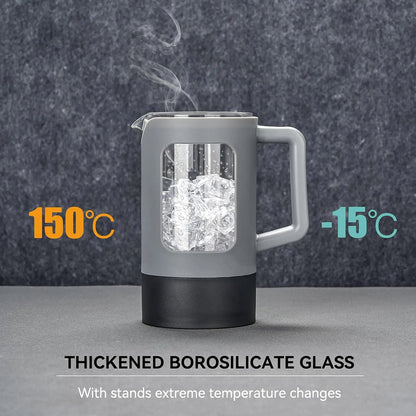 Fillodant French Coffee Press | 4-Level Filtration Glass Maker