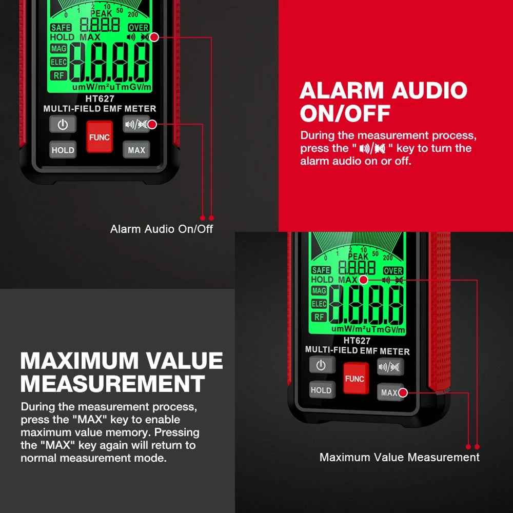 FindMaxal EMF Radiation and Wall Detector