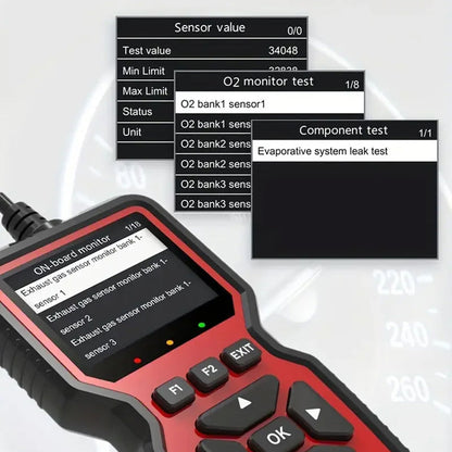FixPolax Professional OBD2 Scanner - 35,901 DTC Library & Battery Tester