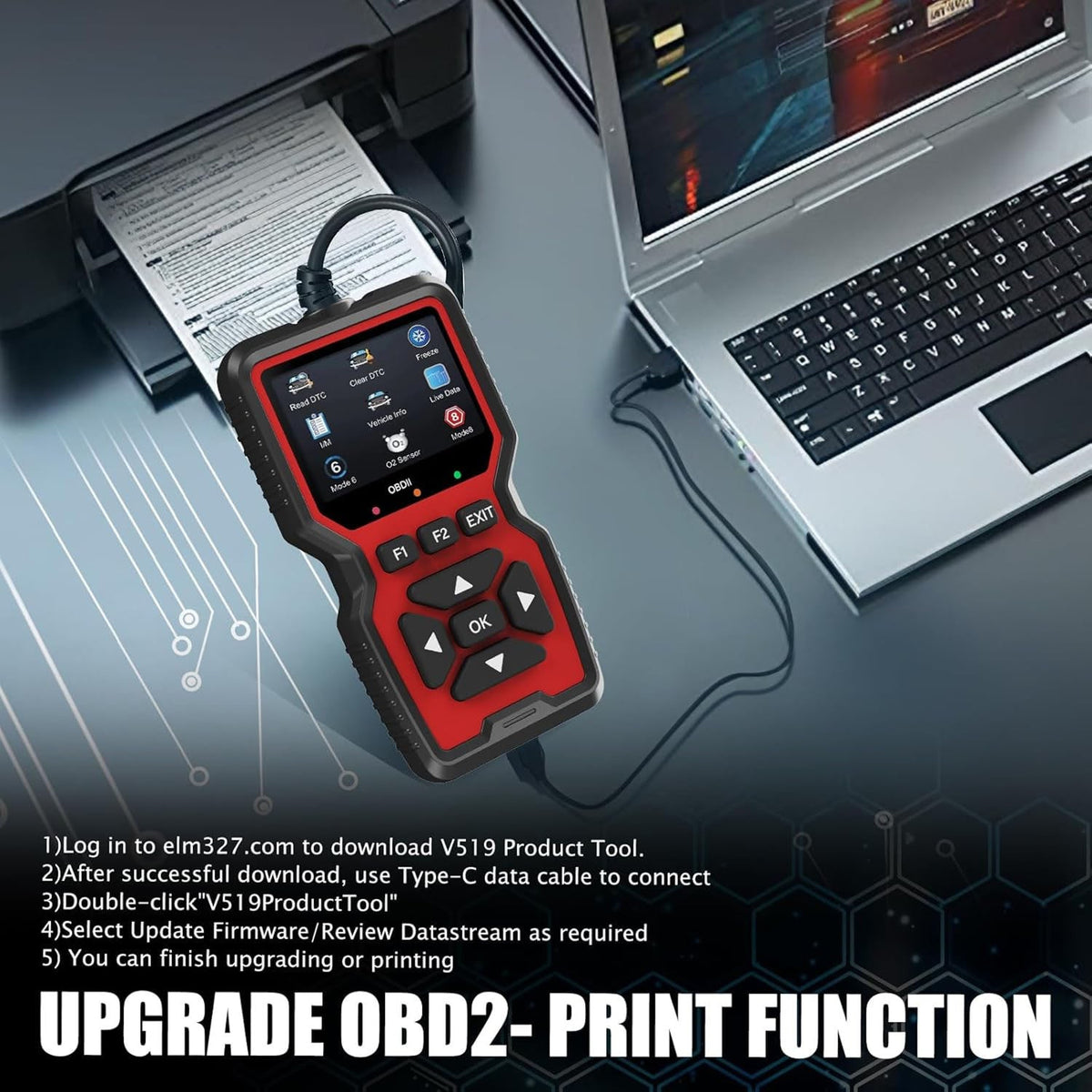 FixPolax Professional OBD2 Scanner with 35,901 Diagnostic Codes