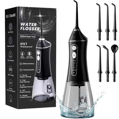 Flosserix Cordless Water Flosser for Teeth and Gums