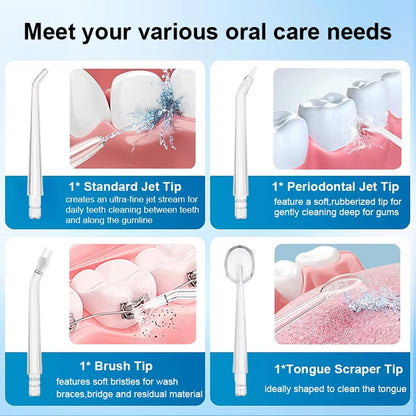 FloziWash Portable Water Flosser for Braces and Gum Health