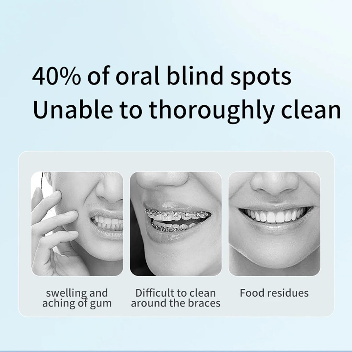 FloziWash Portable Water Flosser for Braces and Gum Health