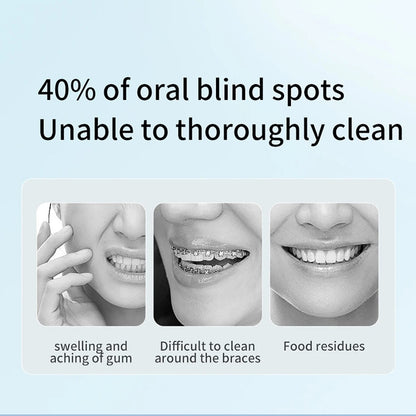 FloziWash Portable Water Flosser for Braces and Gum Health