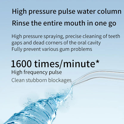 FloziWash Portable Water Flosser for Braces and Gum Health