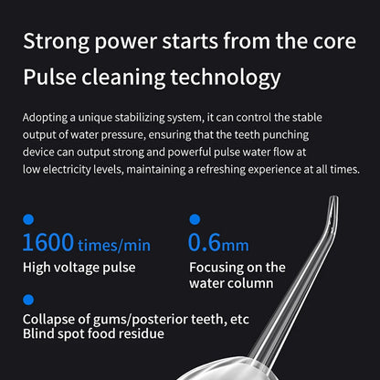 FloziWash Portable Water Flosser for Braces and Gum Health