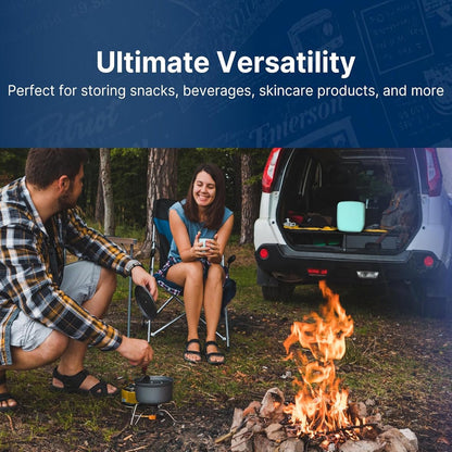 FritiAxin Portable 8L Mini Fridge & Cooler for Car and Home