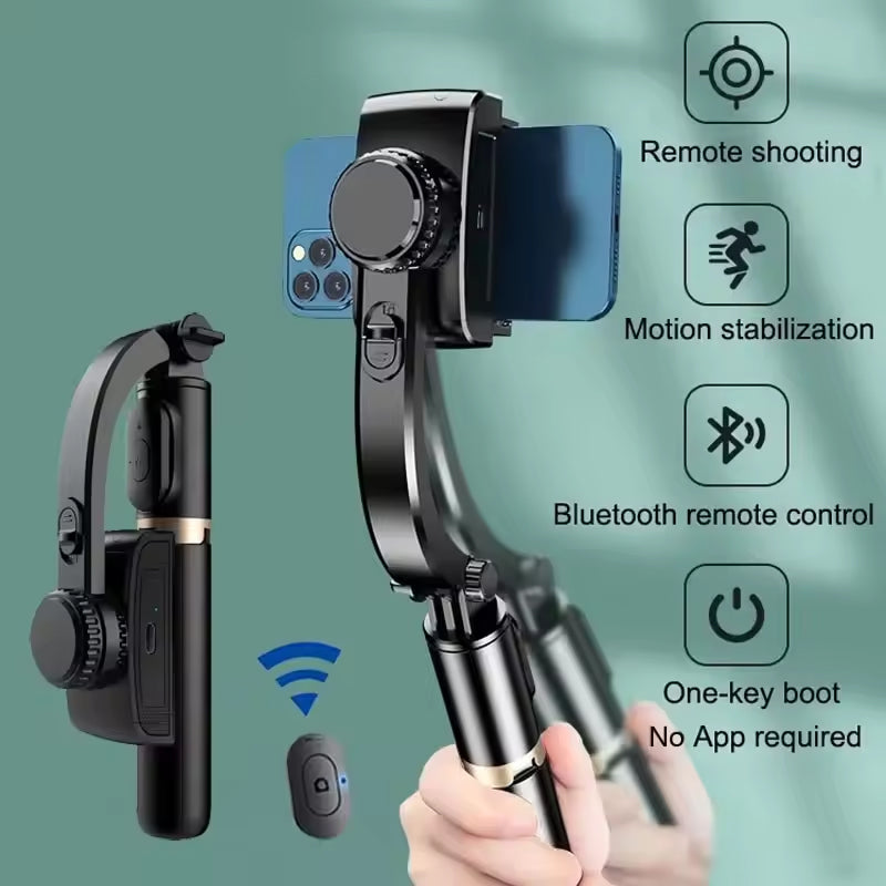 GimiLaxi 200g Ultra-Lightweight Smart Anti-Shake Gimbal Stabilizer