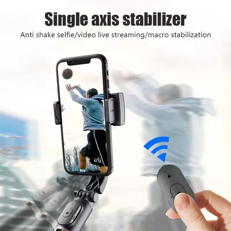 GimiLaxi 200g Ultra-Lightweight Smart Anti-Shake Gimbal Stabilizer