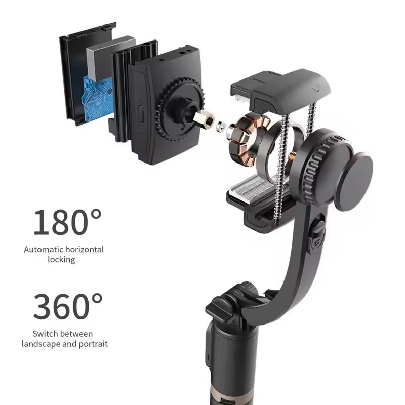 GimiLaxi 200g Ultra-Lightweight Smart Anti-Shake Gimbal Stabilizer