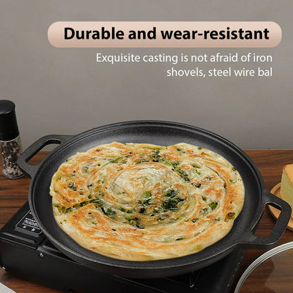 Ironissem Cast Iron Frying Pan - Pre-Seasoned Non-Stick Skillet