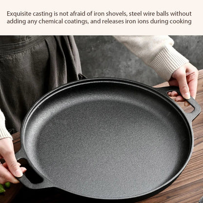 Ironissem Cast Iron Frying Pan - Pre-Seasoned Non-Stick Skillet