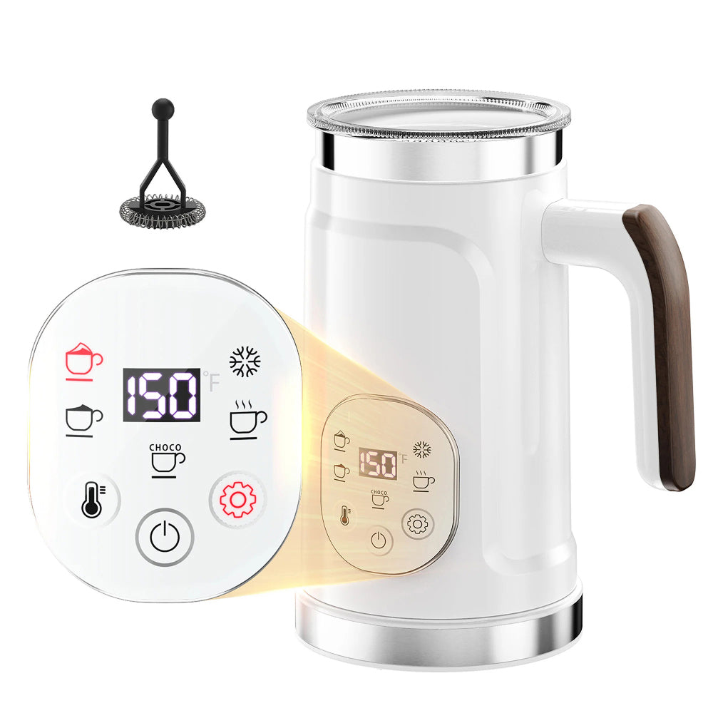 LicoBash 5-in-1 Milk Frother with LED Display