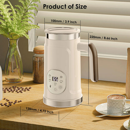 LicoBash 5-in-1 Milk Frother with LED Display