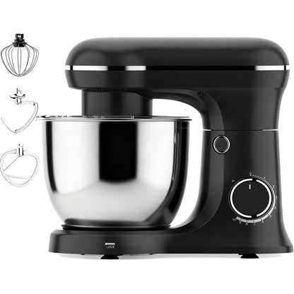 LoenVint 1500W Stand Mixer with 6QT Stainless Steel Bowl