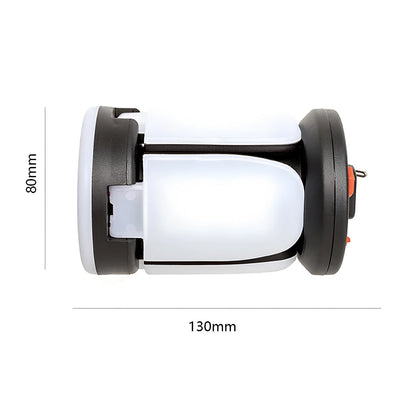 LomiFors Solar & USB Rechargeable Emergency Camping Lantern with Power Bank