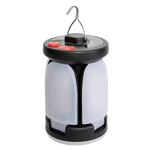 LomiFors Solar & USB Rechargeable Emergency Camping Lantern with Power Bank