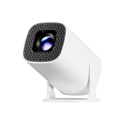LuxinBeam Android 14.0 Smart Mini Projector with 270° Rotating Gimbal