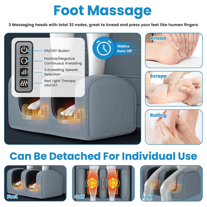 MajixLiva Full Body Massage Mat with Heat and Neck Kneading