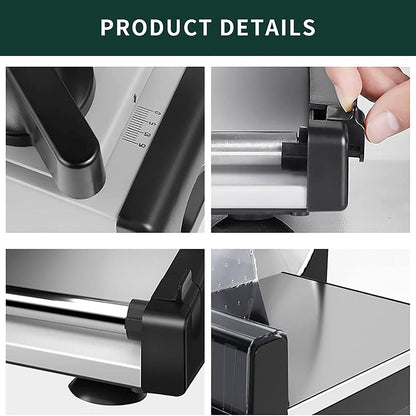 MeatiPice 200W Electric Meat Slicer for Home Kitchen