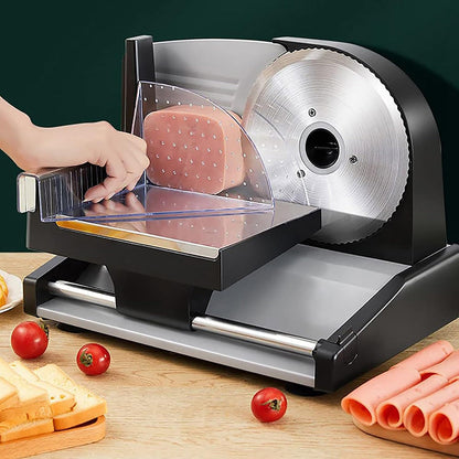 MeatiPice 200W Electric Meat Slicer for Home Kitchen