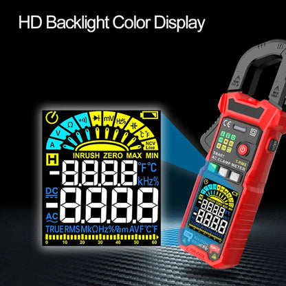 MereiCeci True RMS Digital Clamp Meter for Industrial HVAC