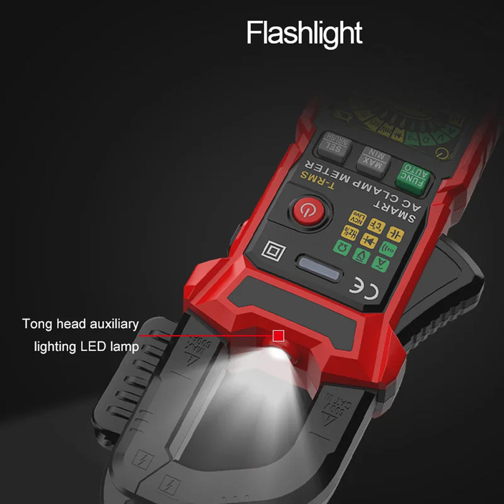 MereiCeci True RMS Digital Clamp Meter for Industrial HVAC