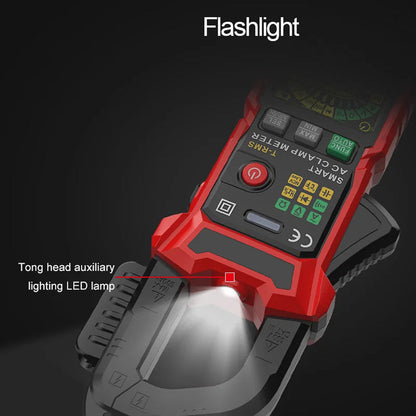 MereiCeci True RMS Digital Clamp Meter for Industrial HVAC