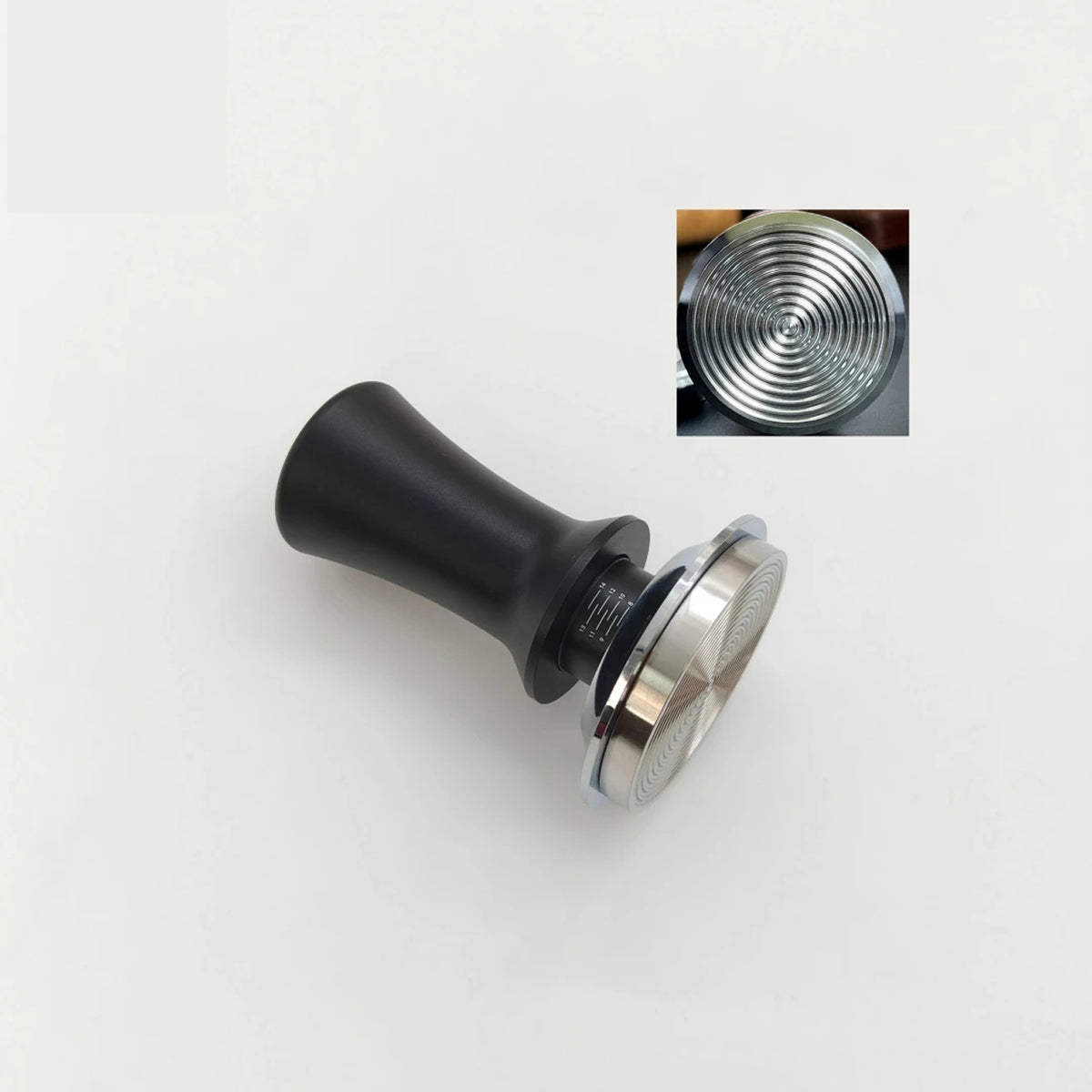 MerseHaus 53mm Calibrated Espresso Tamper with Ripple Base