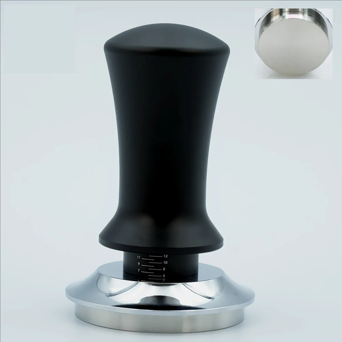 MerseHaus 53mm Calibrated Espresso Tamper with Ripple Base