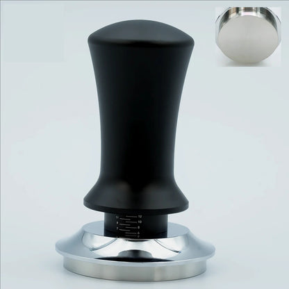 MerseHaus 53mm Calibrated Espresso Tamper with Ripple Base