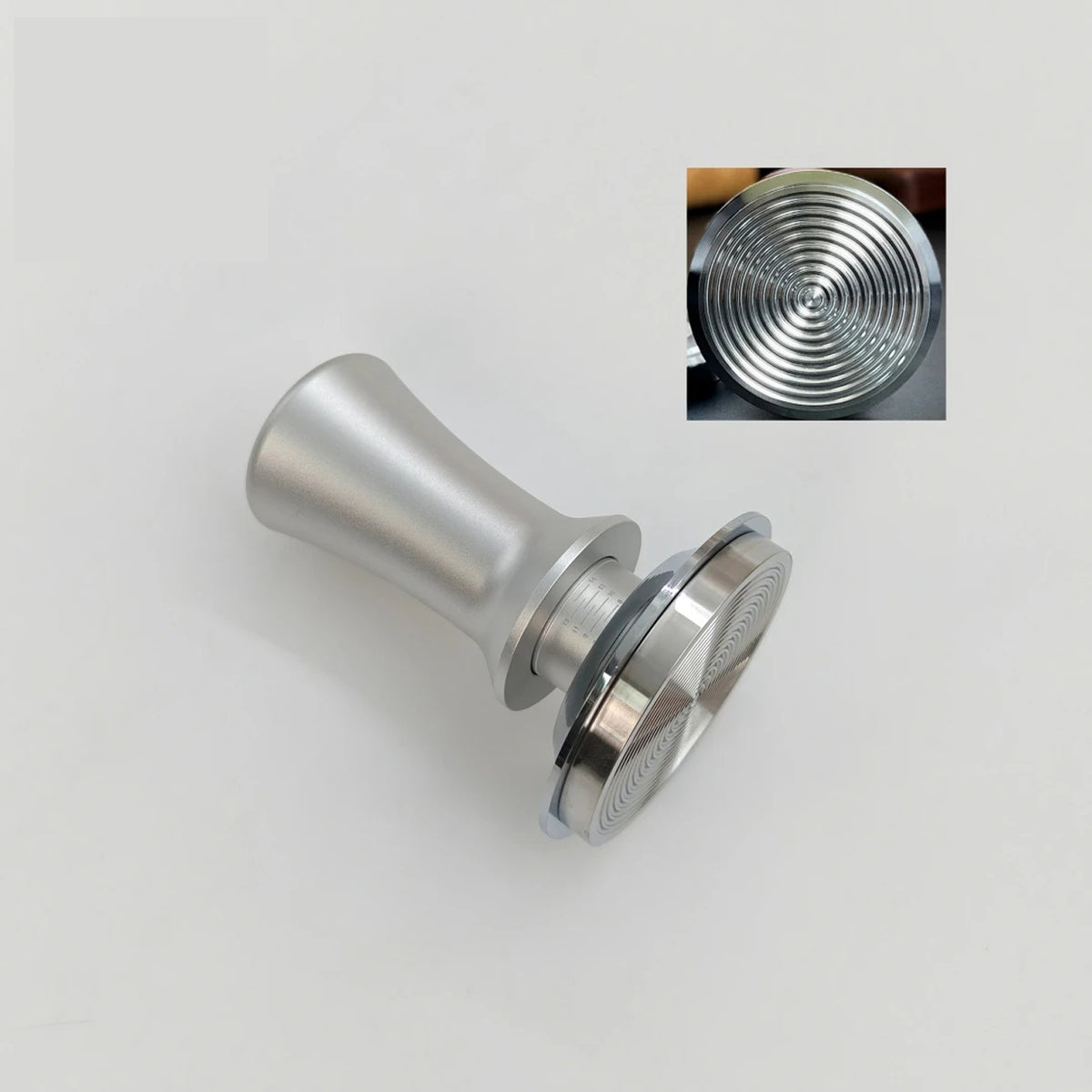 MerseHaus 53mm Calibrated Espresso Tamper with Ripple Base