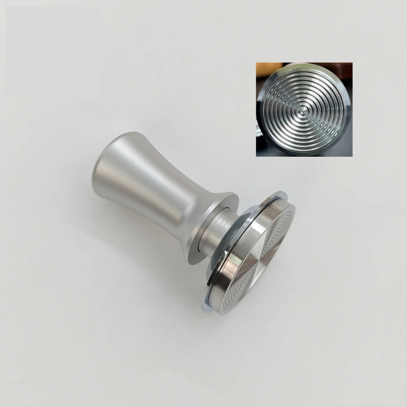 MerseHaus 53mm Calibrated Espresso Tamper with Ripple Base