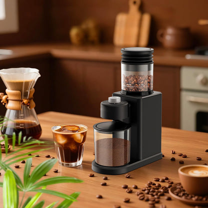 NeadGrint 25-Setting Conical Burr Coffee Grinder with LCD Touchscreen