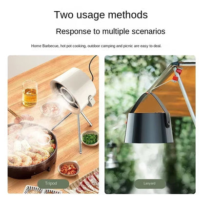 OffSmoki Desktop Range Hood - Portable Kitchen Extractor Fan