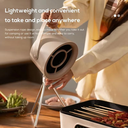 OffSmoki Desktop Range Hood - Portable Kitchen Extractor Fan
