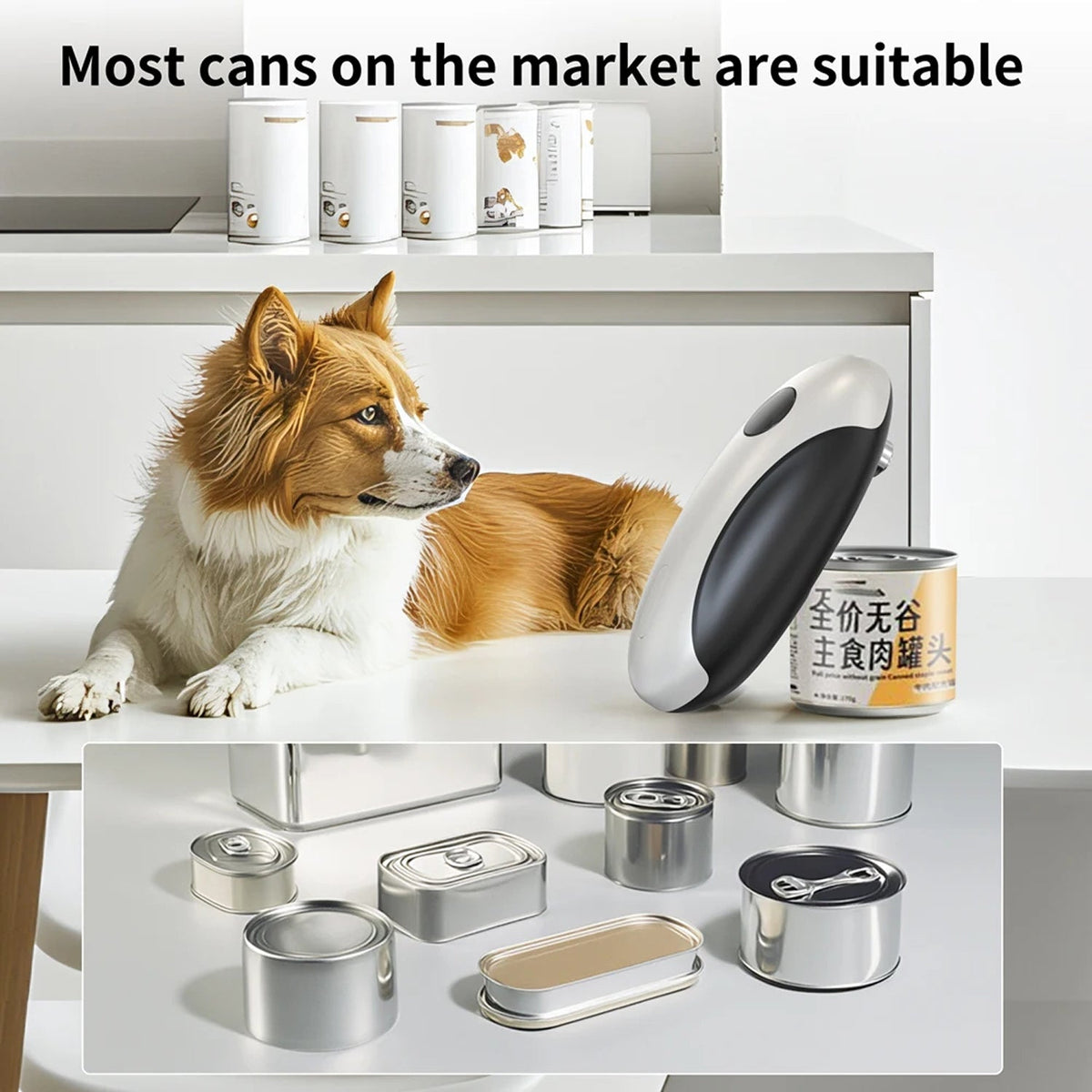 Openautis Rechargeable Automatic Electric Can Opener