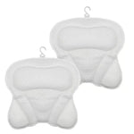 PilivKaxi Ergonomic Bath Pillow with Strong Suction Cups