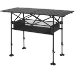 PimiTabix Portable Folding Camping & Picnic Table with Adjustable Height