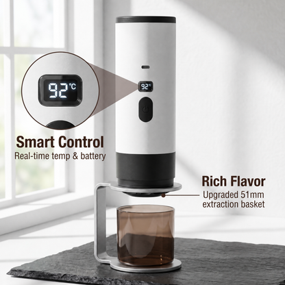 DreMilvo Wireless 15Bar Portable Coffee Machine