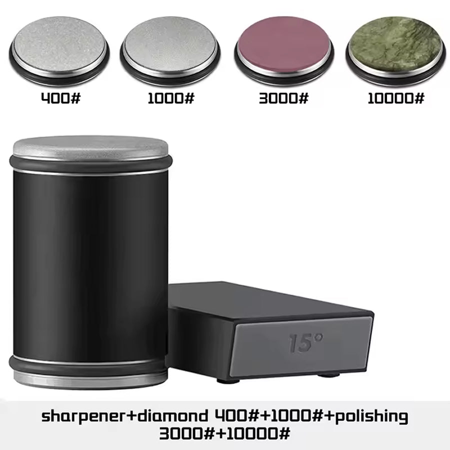 NexiRoll Knife Sharpener with 15/20° Magnetic Angle Guide
