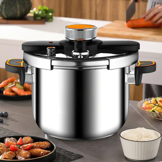 StoviFast 80kPa Fast Stovetop Pressure Cooker with Twist Lock Lid