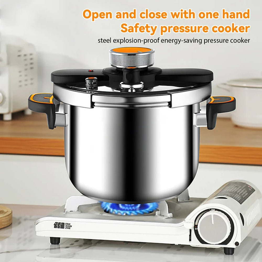 StoviFast 80kPa Fast Stovetop Pressure Cooker with Twist Lock Lid