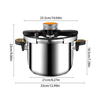 StoviFast 80kPa Fast Stovetop Pressure Cooker with Twist Lock Lid