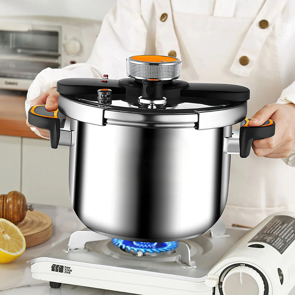 StoviFast 80kPa Fast Stovetop Pressure Cooker with Twist Lock Lid