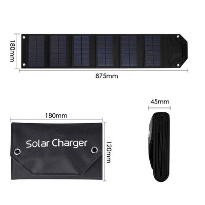 SundiFold High-Efficiency Foldable Solar Charger for Camping
