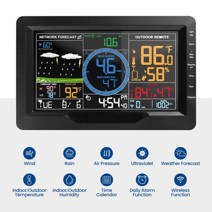 TaciAtmos 8-in-1 Hyperlocal Professional Weather Station
