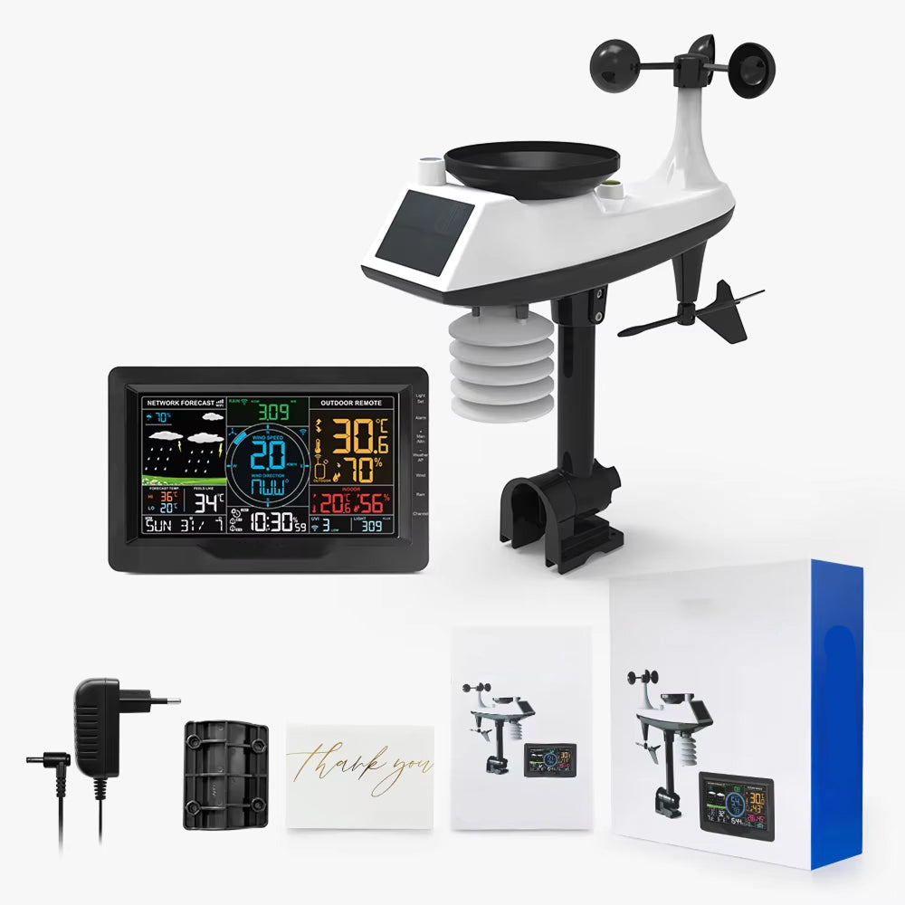 TaciAtmos 8-in-1 Hyperlocal Professional Weather Station